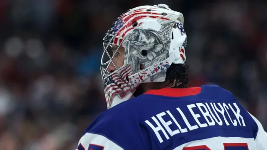 Connor Hellebuyck Wins Gold; His Bass-Fishing Mask Steals Spotlight