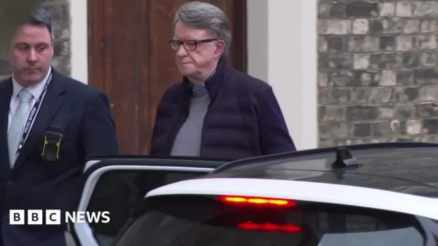 Lord Mandelson Arrested for Alleged Misconduct in Public Office