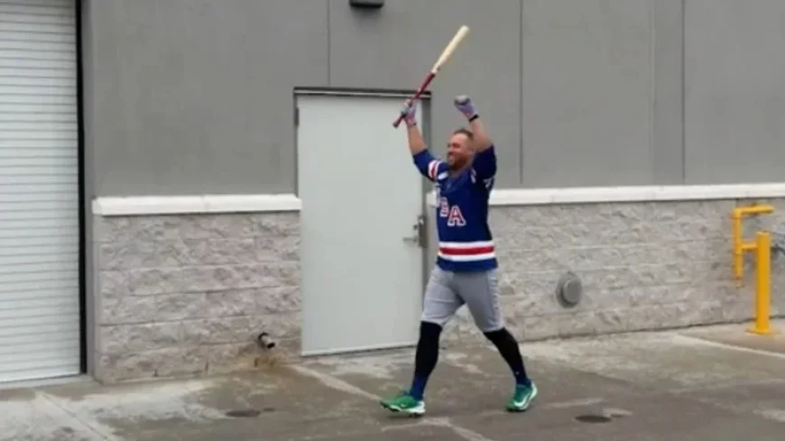George Springer Cheers Team USA’s Gold Win at Blue Jays’ Spring Training