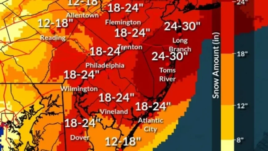 Blizzard Warning in New Jersey: State of Emergency Declared, Bomb Cyclone Looms