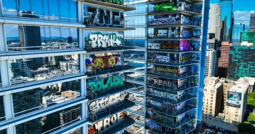 Buyer Found for Oceanwide Plaza’s Notorious Graffitied Towers
