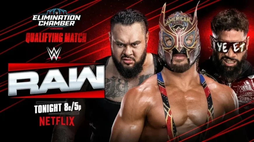 Jey Uso Battles El Grande Americano and Bronson Reed in Elimination Chamber Qualifier