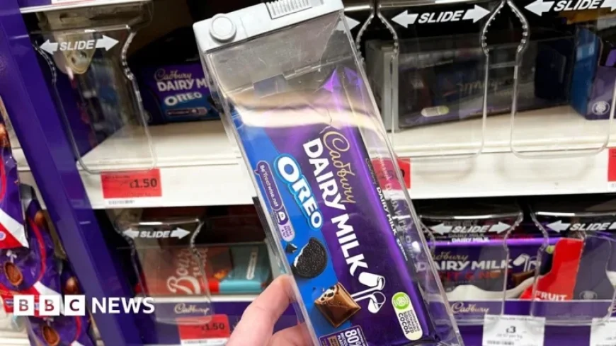 Retailers Secure Chocolate in Anti-Theft Boxes Amid Theft Surge