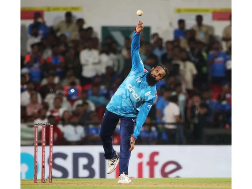 Adil Rashid Ties Fifth for T20 World Cup Wickets, Surpassing Malinga