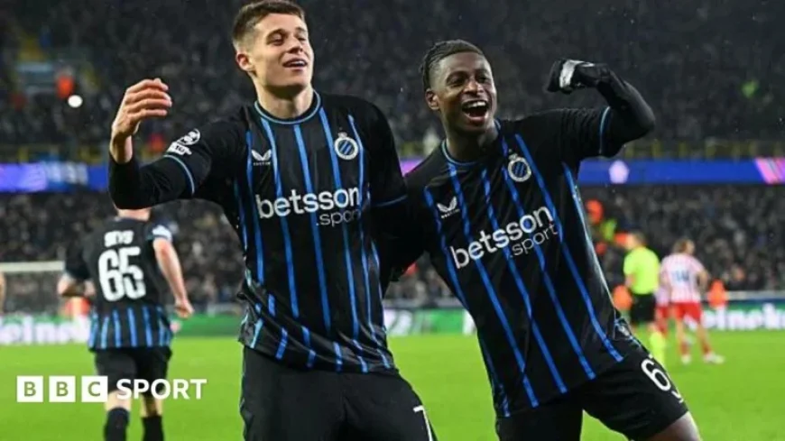 Club Brugge Battle Back for 3-3 Draw Against Atletico Madrid in Champions League