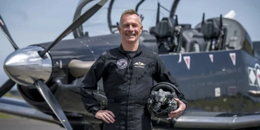 RAF Pilot Soars Over Nelson Skies