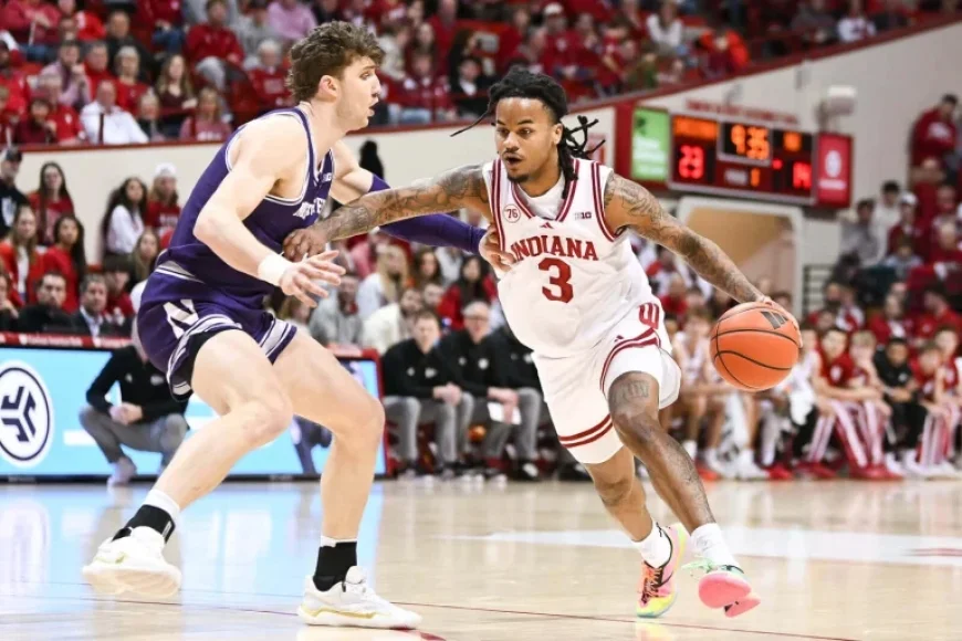 Northwestern Edges Indiana 72-68 in Nail-Biting Finish