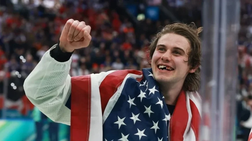 Jack Hughes Captures American Hearts with Team USA’s Olympic Golden Goal