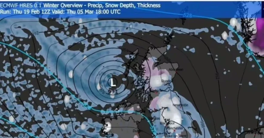 “Beast from the East Snowstorm Targets Three Southwest Cities”