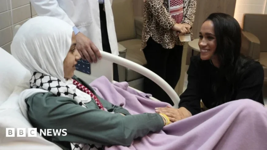 Harry and Meghan Tour Refugee Camp on Middle East Visit