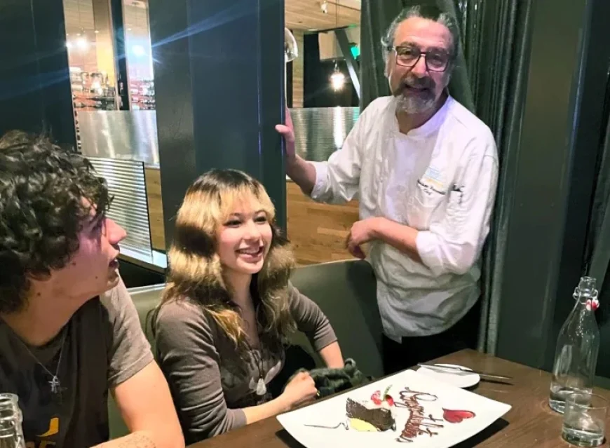 Olympic Champion Alysa Liu Celebrates Win at Bay Area Italian Restaurant