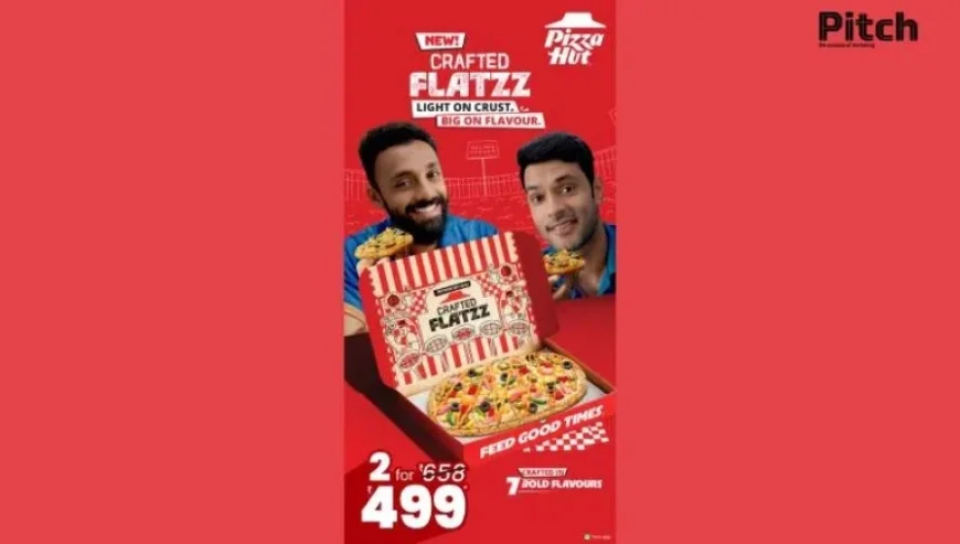 Pizza Hut Launches Crafted Flatzz with Shivam Dube, Varun Chakravarthy, Harshit Rana