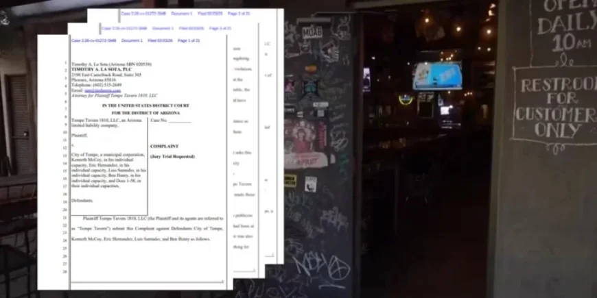 Tempe College Bar Sues Police for Unfair Targeting