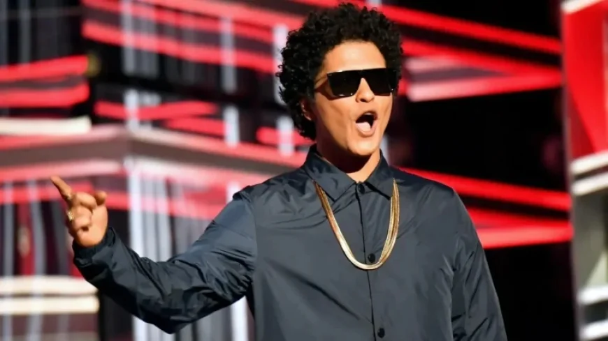 Bruno Mars Matches Success of Leading Female Singer