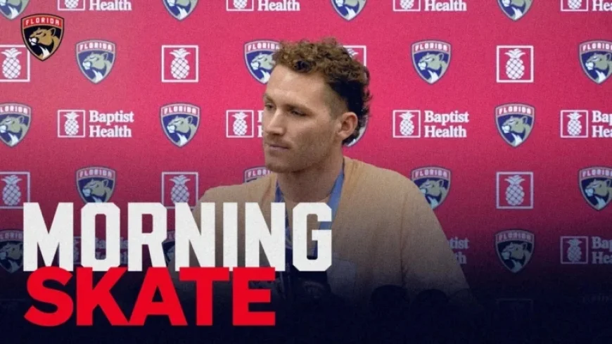 Tkachuk Scores Impressive 2/26/26 in Morning Skate Session