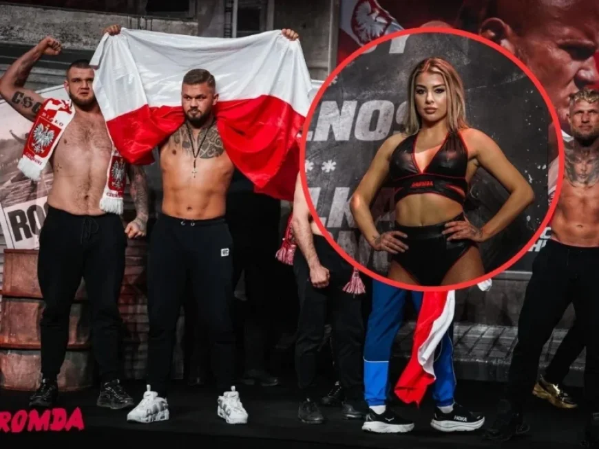 Ring Girls Dazzle in Skimpy Outfits at Gromda 24 Weigh-In