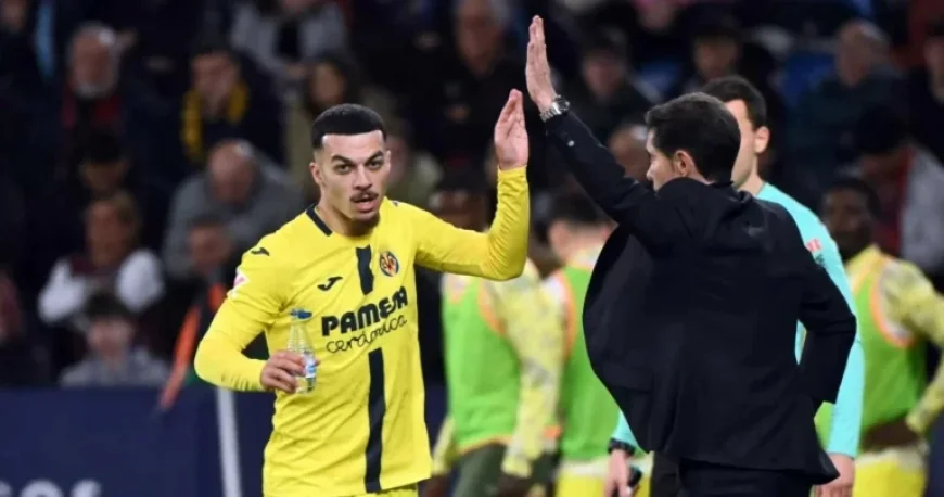 Mikautadze and Marcelino Thank OL and OM at Villarreal