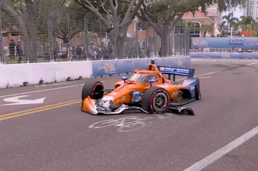 Scott Dixon’s Severe Crash Disrupts St. Petersburg Grand Prix Practice