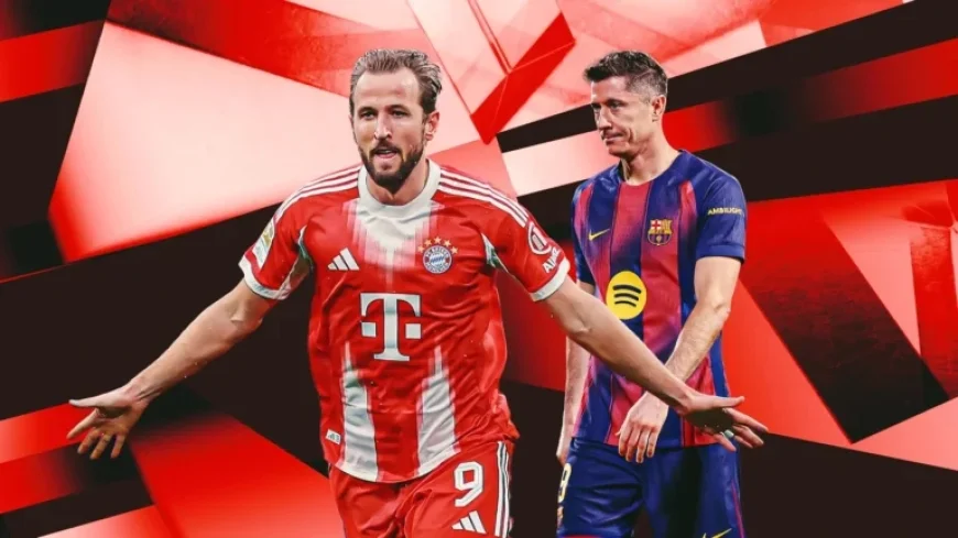 Harry Kane Aims to Surpass Lewandowski at Bayern, Not Fill His Barcelona Boots