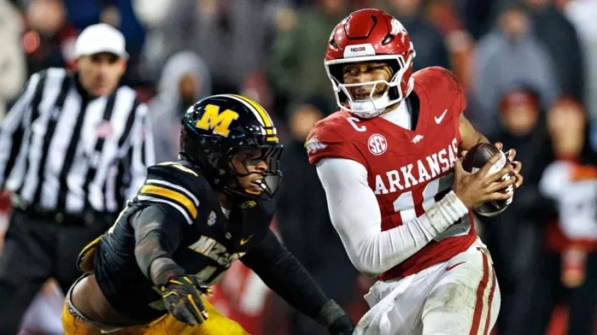 Taylen Green Shines with Record NFL Combine Performance as Arkansas QB