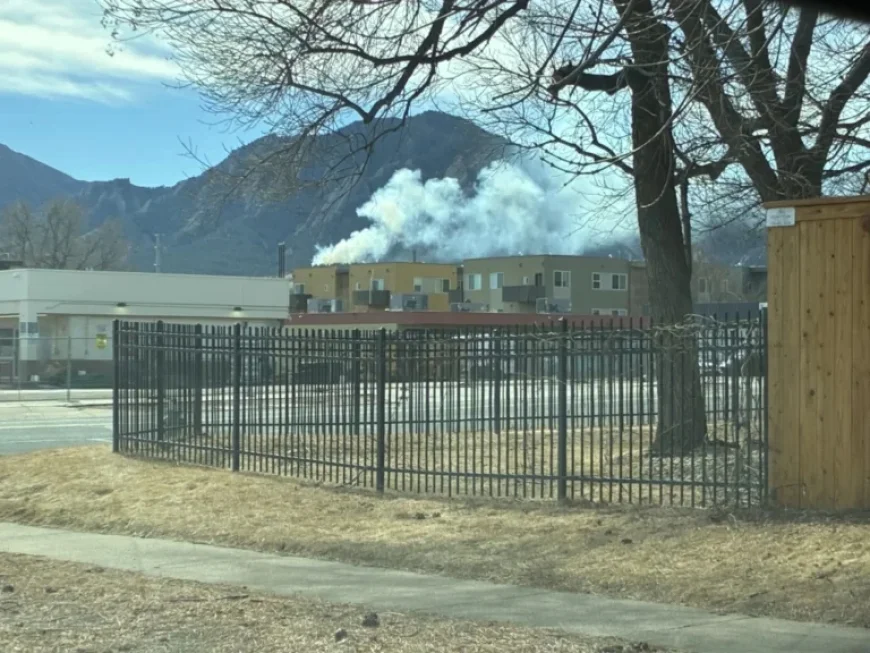 Crews Battle Boulder Wildfire Southwest of Chautauqua