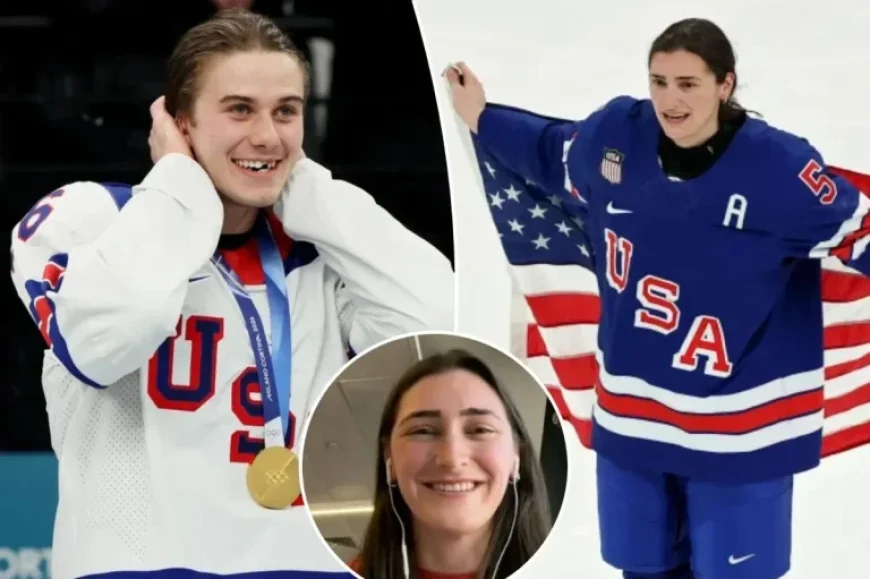 Jack Hughes, Megan Keller Discuss Gold Medal Encounter