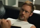 Alexander Skarsgård Shines with Chic Glasses in Pillion
