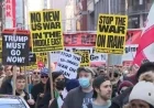 Thousands Rally in Times Square Against Military Strikes in Iran