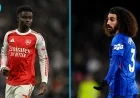 LIVE: Arsenal vs Chelsea 1–1 — Halftime at the Emirates, Saka Struck First, Chelsea Equalized on the Stroke of Half-Time