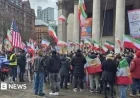 British Iranians Protest in Manchester Following US-Israel Strikes