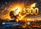 Apple Drops 3.2%, MoffettNathanson Raises Target to $270: $300 Ahead?