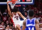 Arizona Wildcats Lead Iowa State 39-27 at Half — Jaden Bradley Pours In 12 as Cyclones Shoot Themselves Out