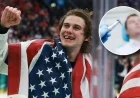 Jack Hughes Showcases His Iconic Toothless Gold Medal Smile