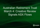 Australia Retirement Trust review: Creative change at a $370B super and the markets it could move