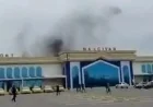 Azerbaijan eyewitness videos reveal suspected Iranian drones struck an airport and nearby school