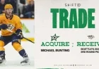 Dallas Stars Secure Forward Michael Bunting from Nashville Predators