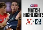 Afl Today — Swans Blow Away Blues in Second Half at the SCG