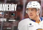 Islanders Vs Sharks: Late-Night Ice Clash Set for 10 p.m. ET in San Jose