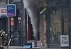 Firefighters tackle blaze near Glasgow Central Station