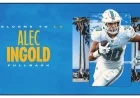 Chargers Secure Pro Bowl Fullback Alec Ingold with New Agreement