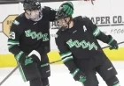 Bennett Schimek Watches UND’s Jake Livanavage Join an Elite All-NCHC Circle