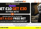 Sky Bet name features as LiveScore Bet rolls out Bet £10 Get £30 Cheltenham push