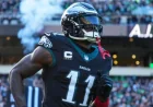 Rams and Broncos Eyeing Eagles’ Receiver A.J. Brown for Trade