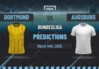 Dortmund Vs Augsburg: Confirmed Lineups and Match Countdown as Kickoff Nears