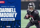 Giants Secure WR Darnell Mooney, Awaiting Physical Approval