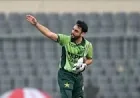 Salman Ali Agha reprimanded after controversial run-out, handed demerit point