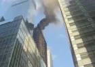 Midtown Fire raises parade-day safety questions as smoke pours from a high-rise roof