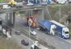M25 Traffic: 3-Lorry Crash Shuts Motorway Between M11 and A12 — Major Diversions in Place