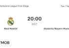 Bayern Vs Atalanta: Champions League Final Stage preview and live features