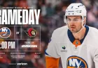 Islanders Vs Senators as the playoff push tightens in Ottawa
